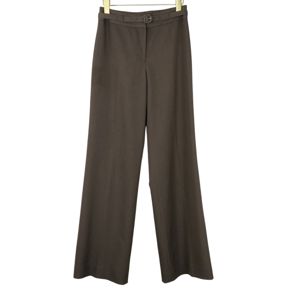 Tahari Brown Suit Set Blazer and Trouser Pants Size 2 Chocolate Brown Business - Picture 6 of 8